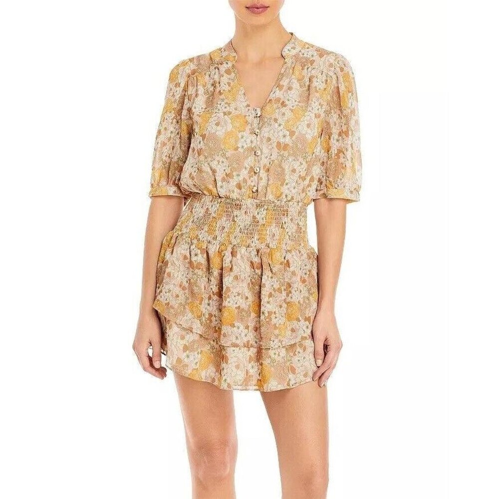 Aqua Bloomingdales - Retro Floral